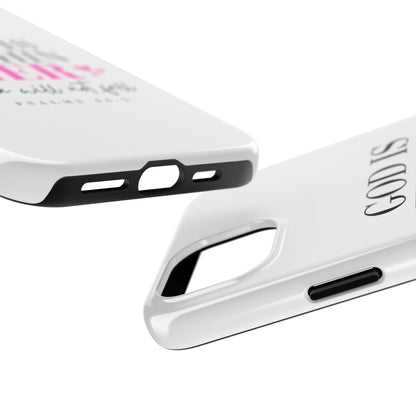 Empowering Tough Phone Case - "God is Within Her" Inspirational Design