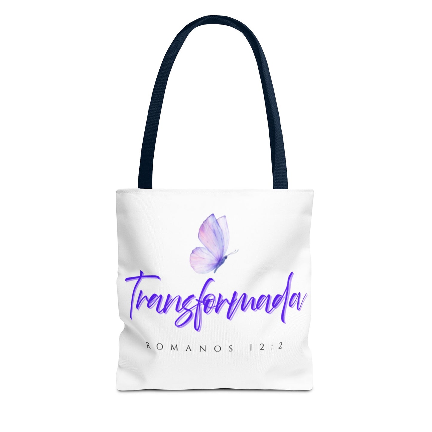 Transformada Tote Bag, Motivational Gift, Eco-Friendly Shopper, Women's Fashion, Bible Verse Accessory