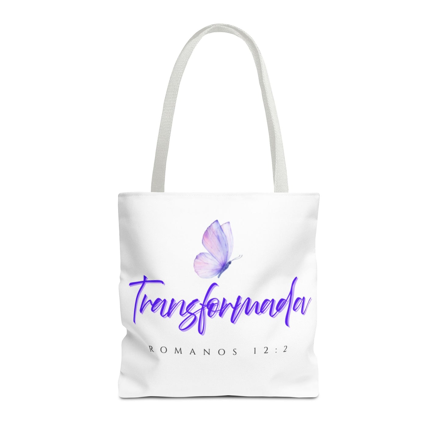 Transformada Tote Bag, Motivational Gift, Eco-Friendly Shopper, Women's Fashion, Bible Verse Accessory