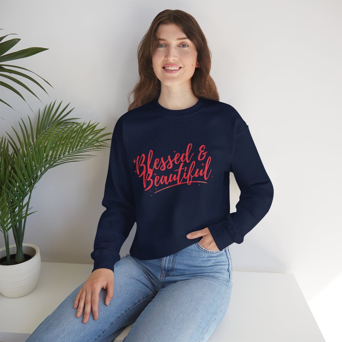 Blessed & Beautiful Crewneck Sweatshirt