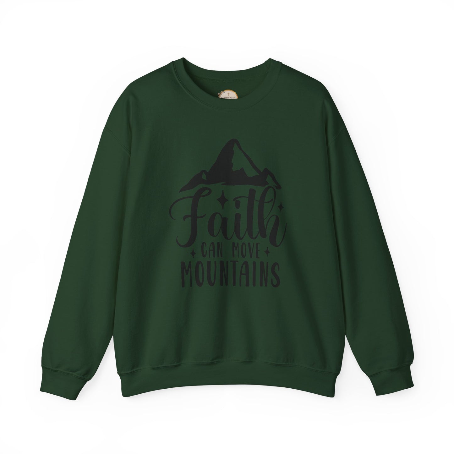 Faith Can Move Mountains Crewneck Sweatshirt