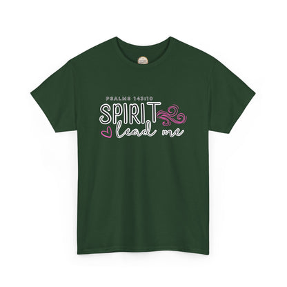 Psalms 143:10 Spirit Lead Me Unisex Heavy Cotton Tee