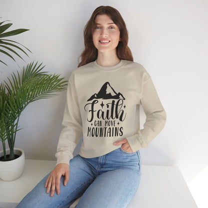 Faith Can Move Mountains Crewneck Sweatshirt