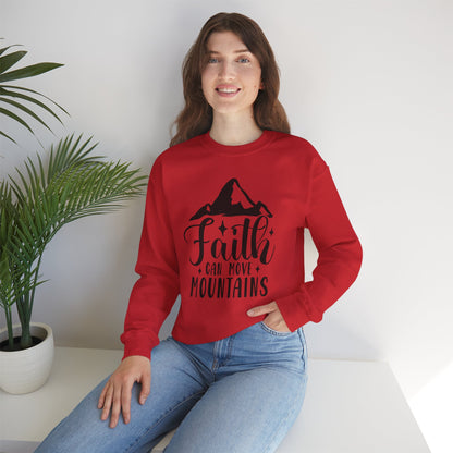 Faith Can Move Mountains Crewneck Sweatshirt