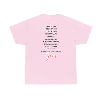 Who Else Is Worthy Tee, Inspirational T-Shirt for Faith, Meaningful Gift, Christian Apparel, Casual Wear, Spiritual Clothing