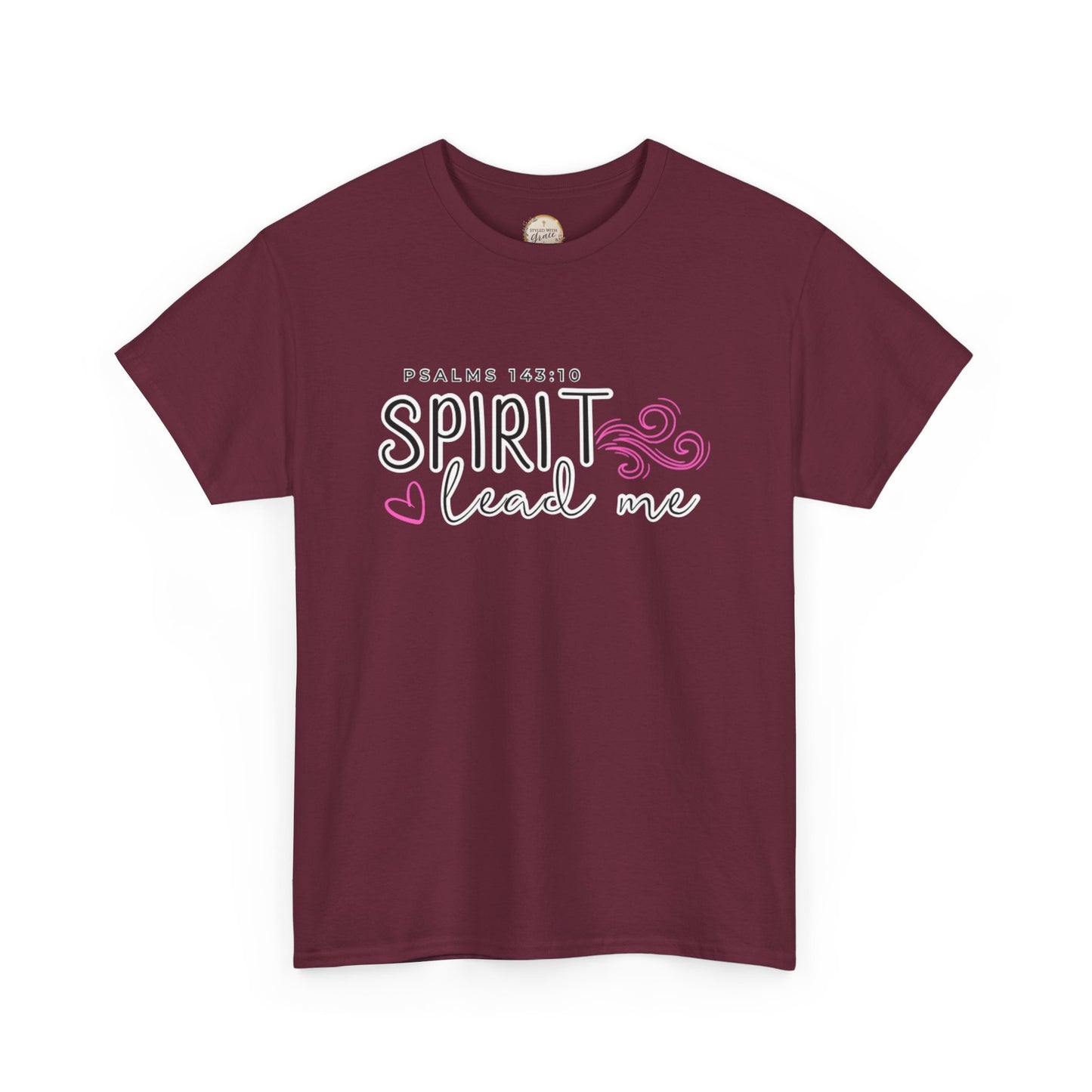 Psalms 143:10 Spirit Lead Me Unisex Heavy Cotton Tee