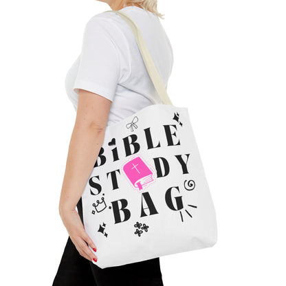 Bible Study Tote Bag - Stylish All-Over Print for Women's Spiritual Journey