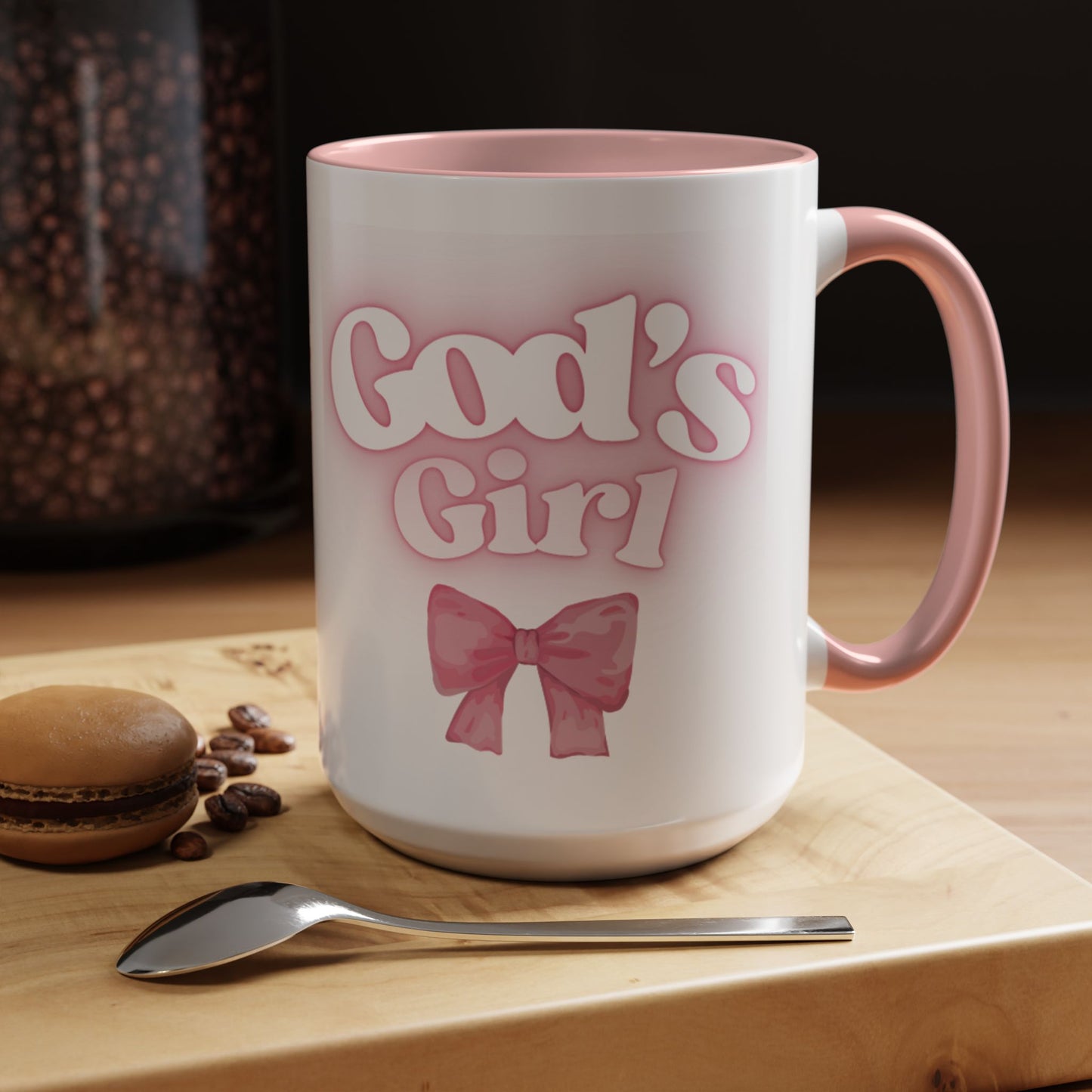 God's Girl Accent Coffee Mug - Gift for Faith, Christian, Religious Events, Inspirational Decor, Birthday, Friendship, Faith