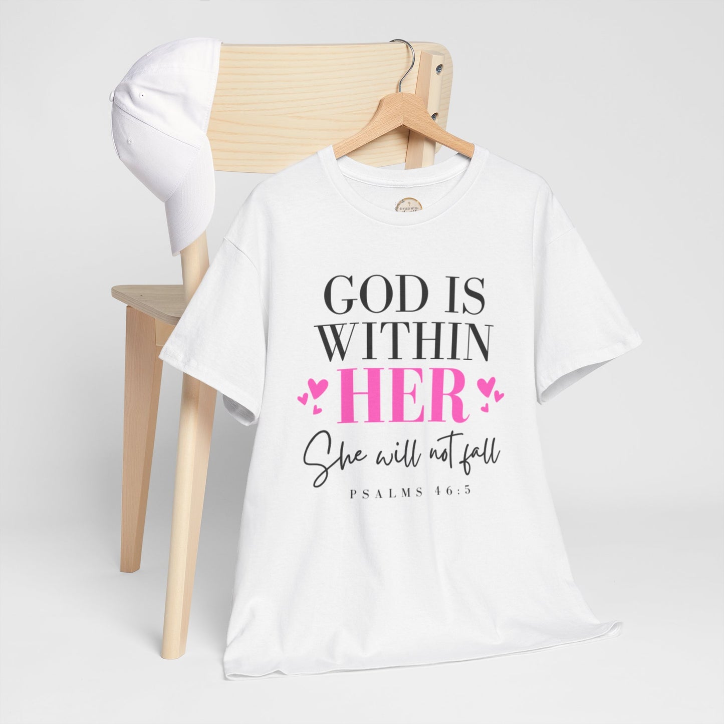 God Is Within Her Unisex Heavy Cotton Tee