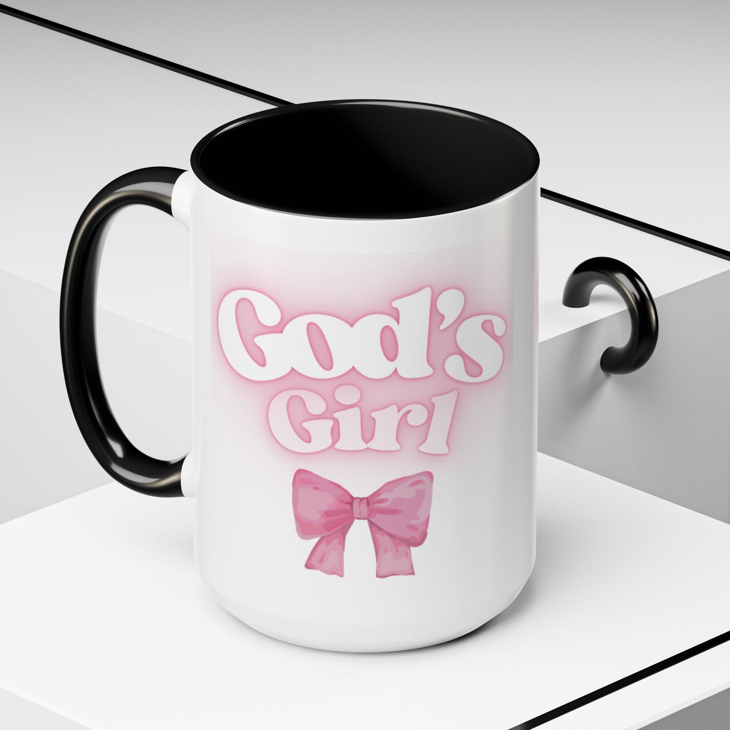 God's Girl Accent Coffee Mug - Gift for Faith, Christian, Religious Events, Inspirational Decor, Birthday, Friendship, Faith