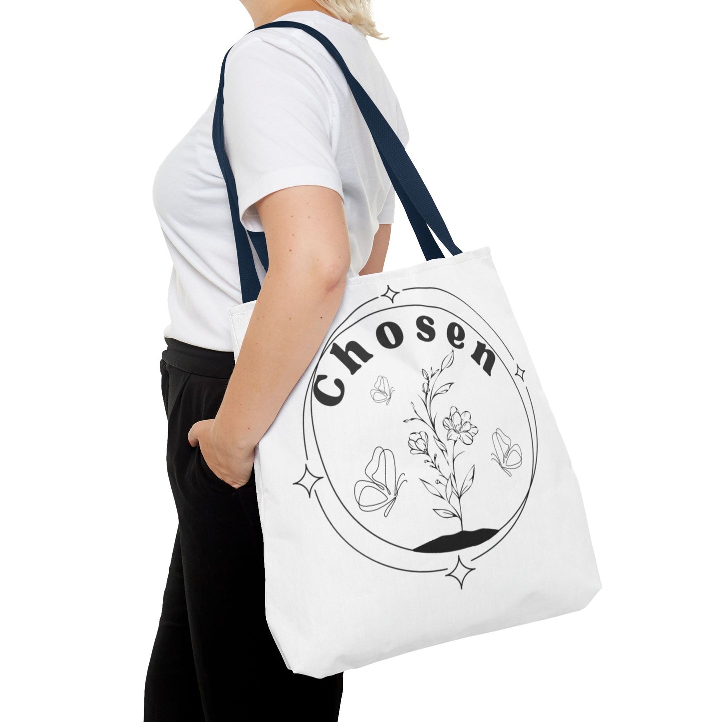 Chosen Floral Tote Bag – Empowerment + Style