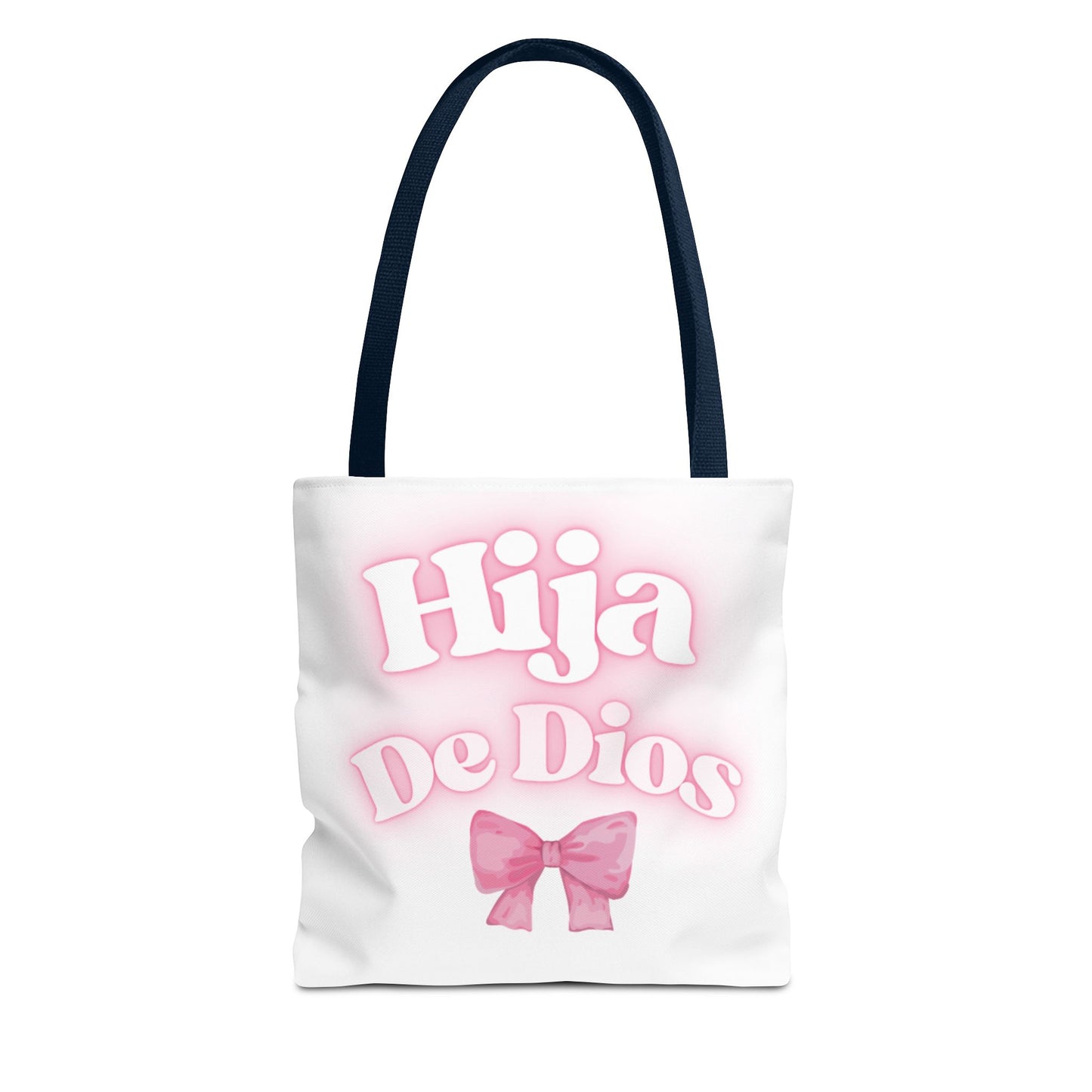 Hija De Dios Chic Tote Bag, Stylish Grocery Bag, Gifts for Mom, Birthday Tote, Inspirational Gift Bag