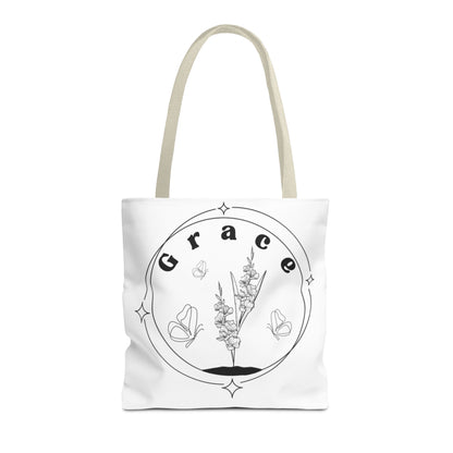 Grace Tote Bag - Stylish All-Over Print for Women's Spiritual Journey