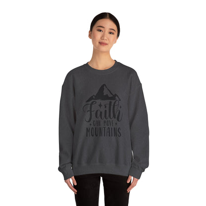 Faith Can Move Mountains Crewneck Sweatshirt