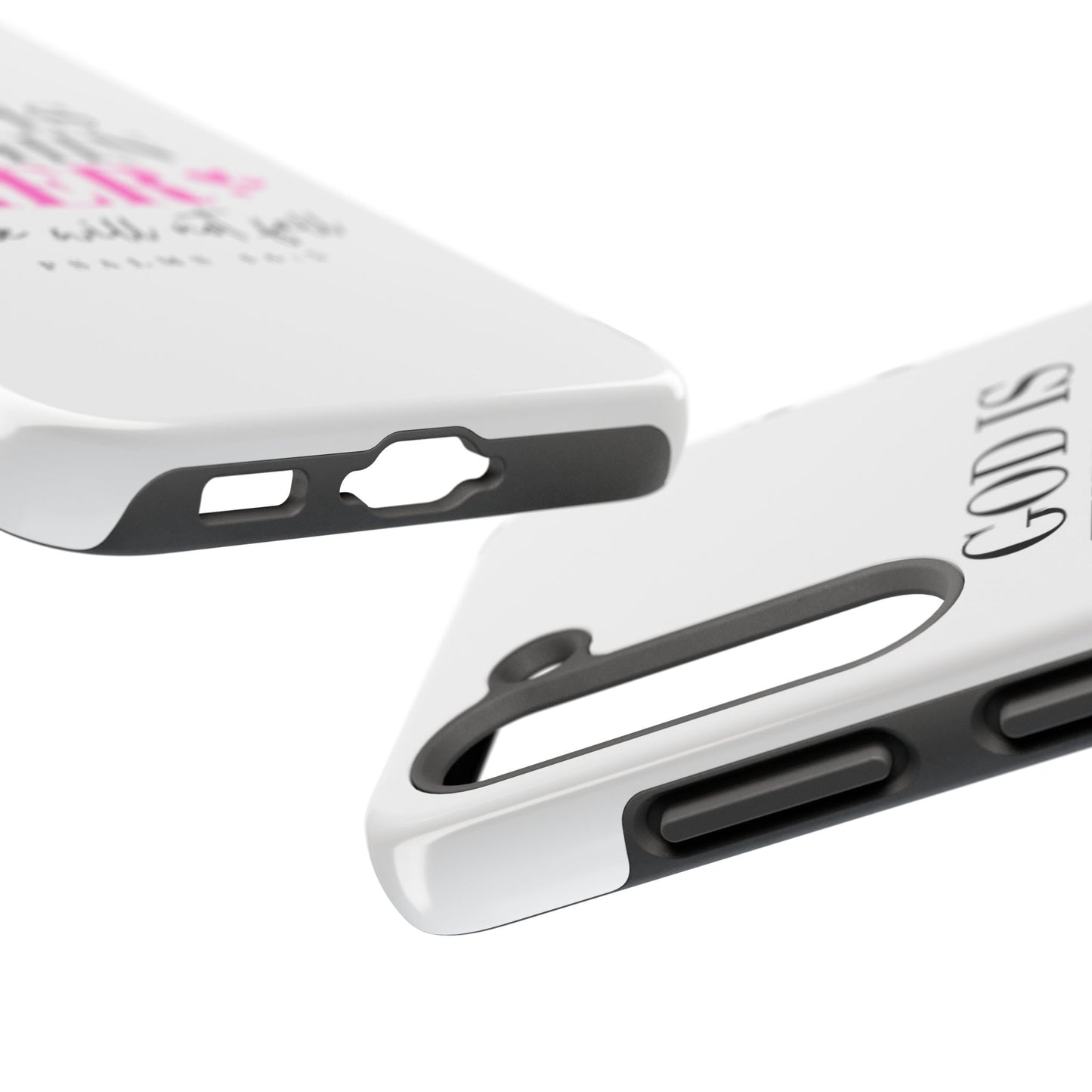 Empowering Tough Phone Case - "God is Within Her" Inspirational Design