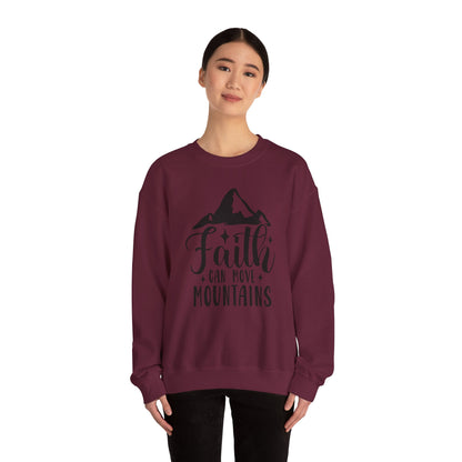 Faith Can Move Mountains Crewneck Sweatshirt