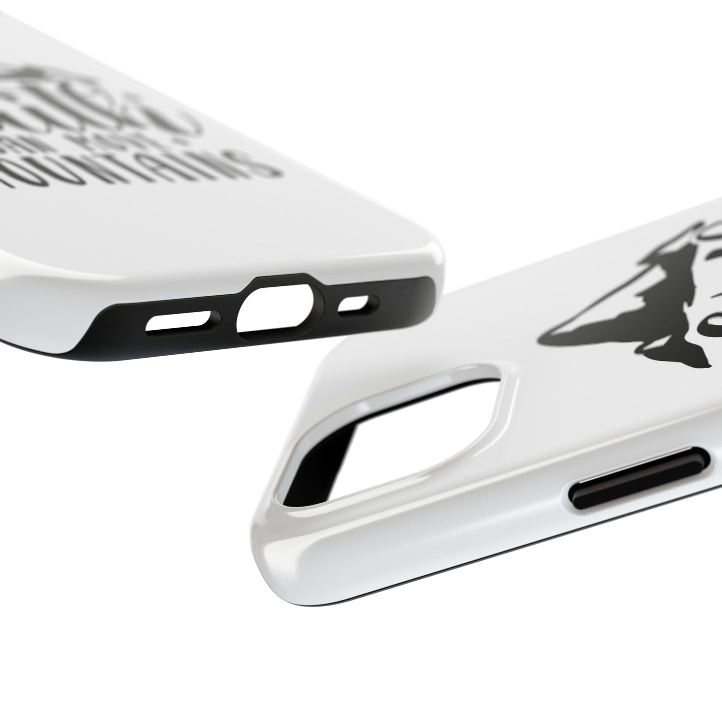 Inspirational Tough Phone Cases - 'Faith Can Move Mountains' Design