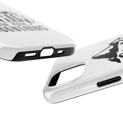 Inspirational Tough Phone Cases - 'Faith Can Move Mountains' Design