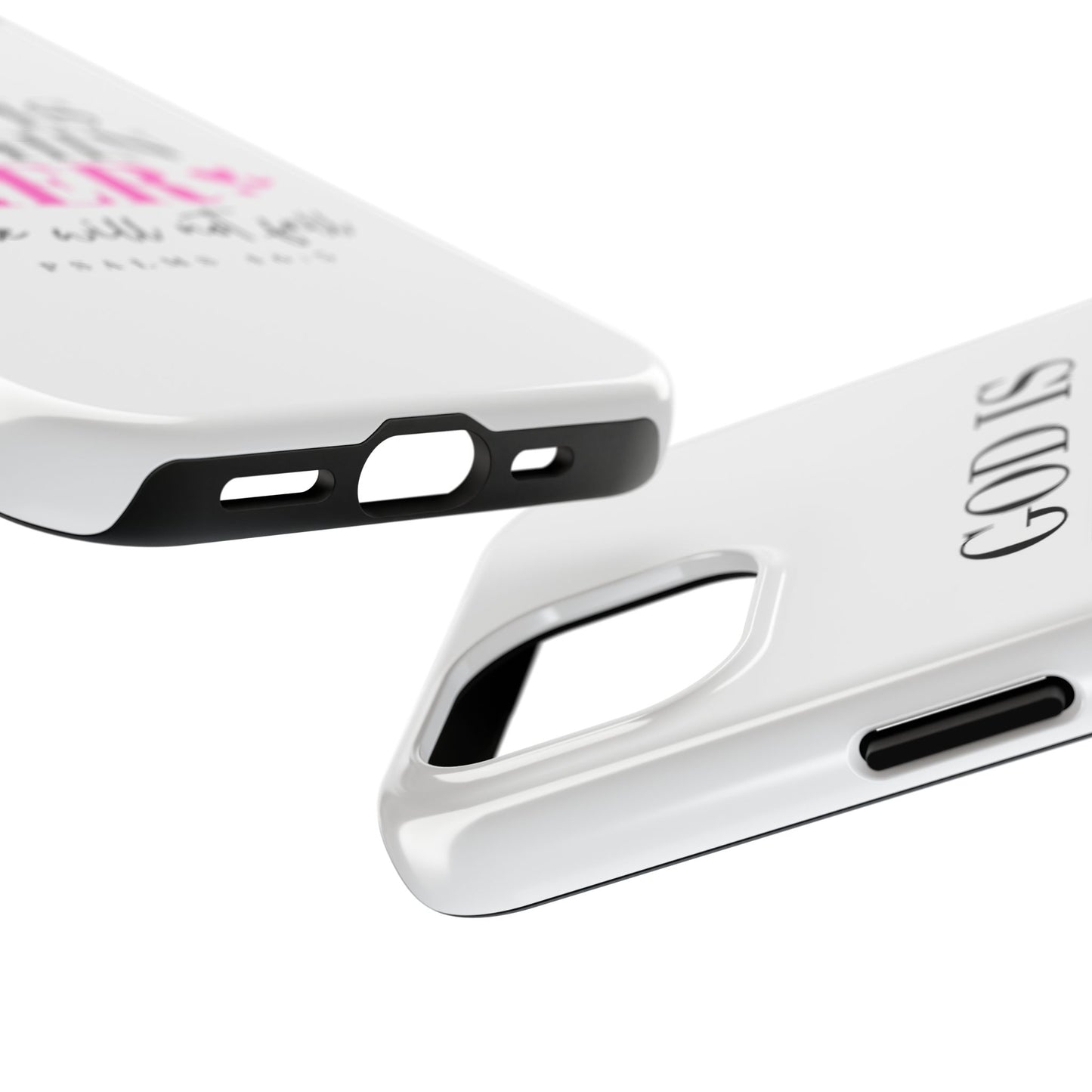 Empowering Tough Phone Case - "God is Within Her" Inspirational Design