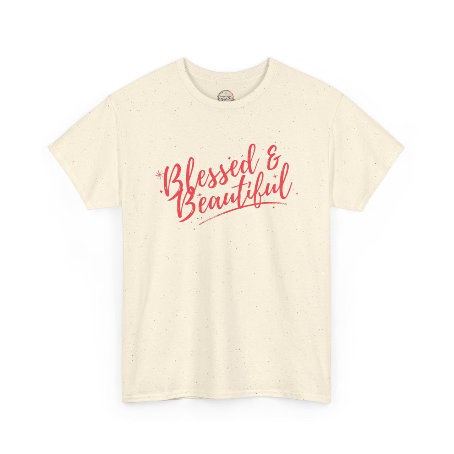 Blessed & Beautiful Unisex Heavy Cotton Tee - Inspirational Casual Wear