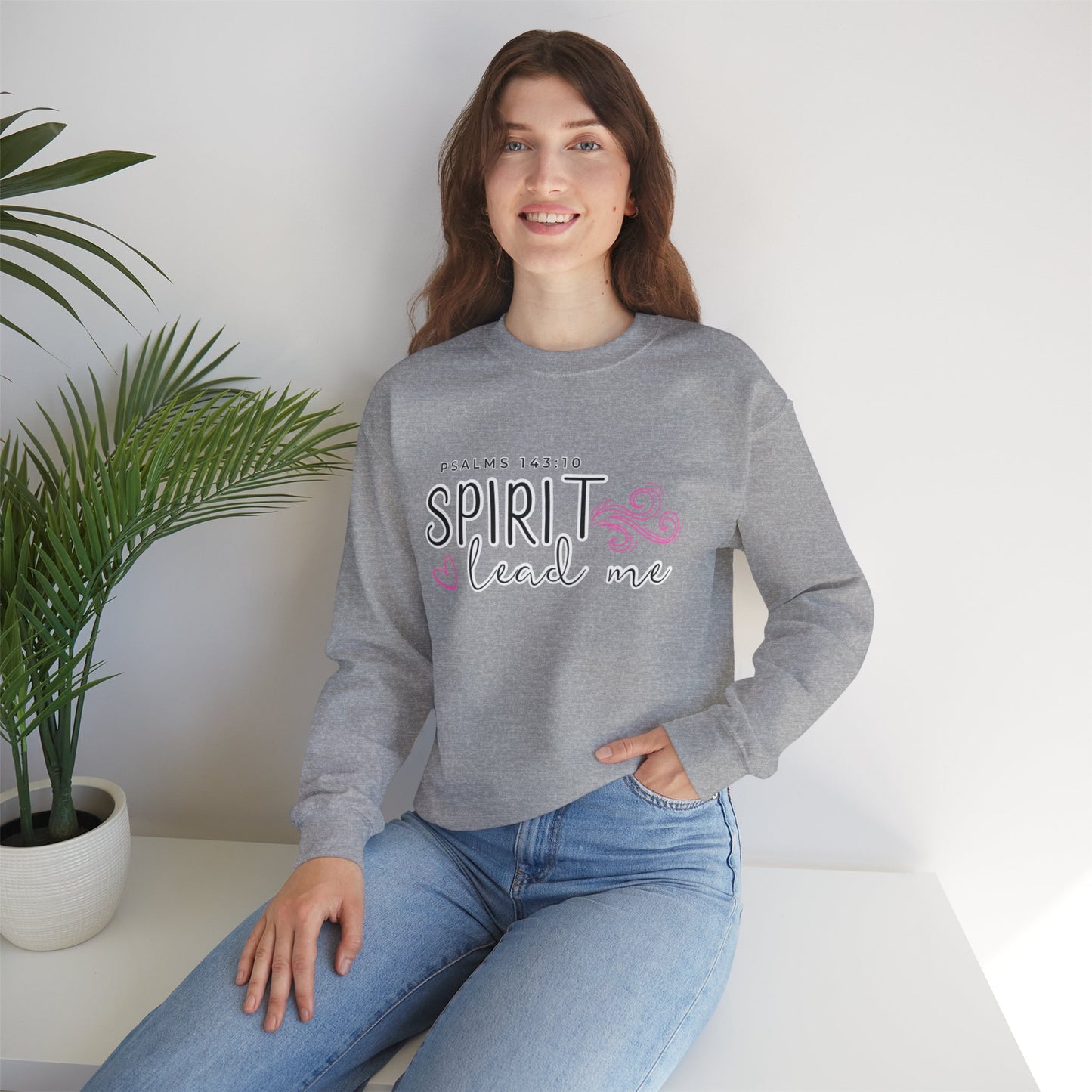 Spirit Lead Me - Inspirational Spirit Crewneck Sweatshirt