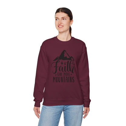 Faith Can Move Mountains Crewneck Sweatshirt