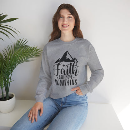 Faith Can Move Mountains Crewneck Sweatshirt