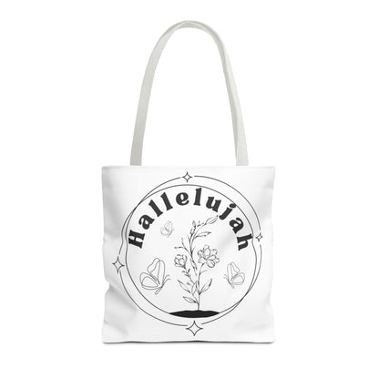 Hallelujah Tote Bag - Stylish All-Over Print for Women's Spiritual Journey