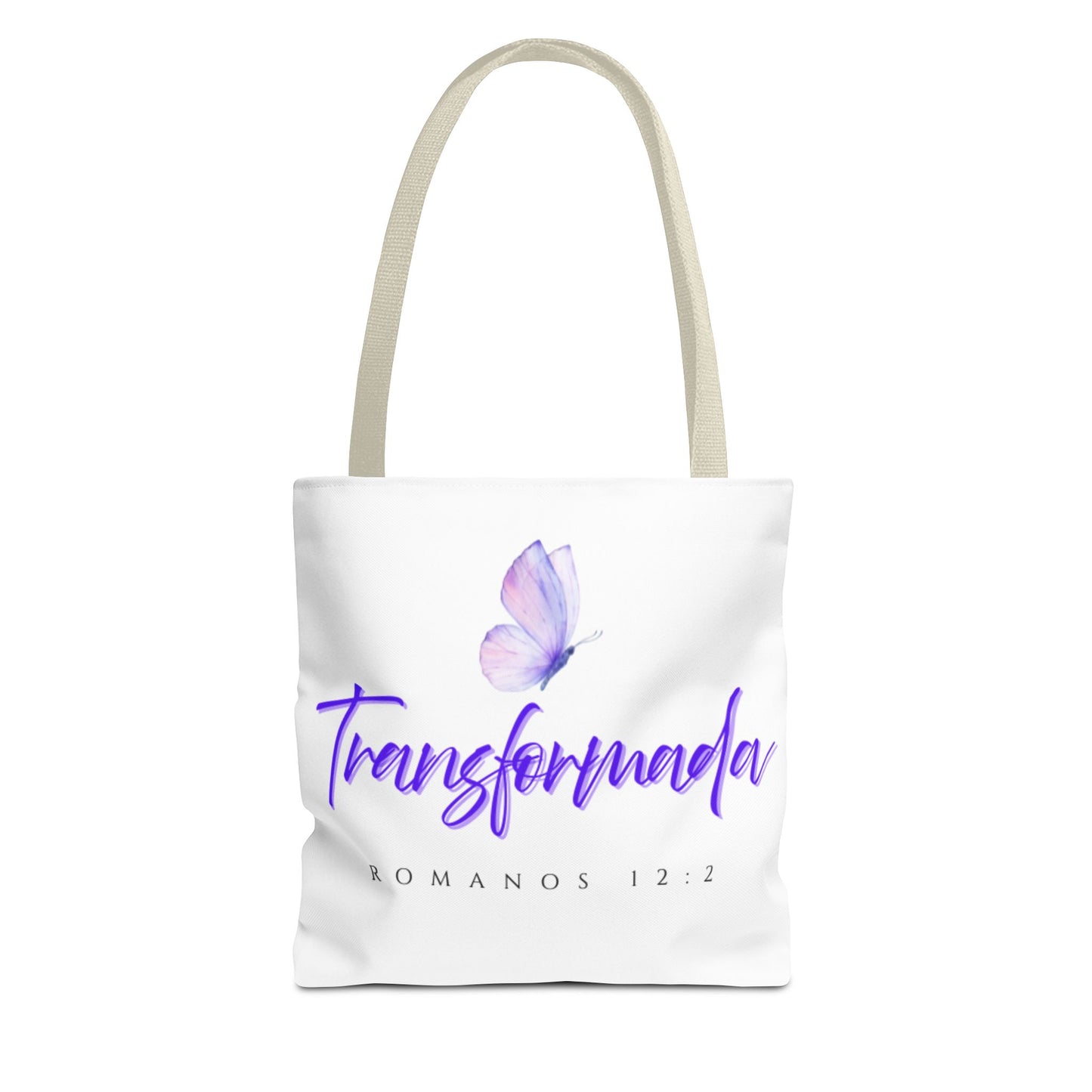 Transformada Tote Bag, Motivational Gift, Eco-Friendly Shopper, Women's Fashion, Bible Verse Accessory