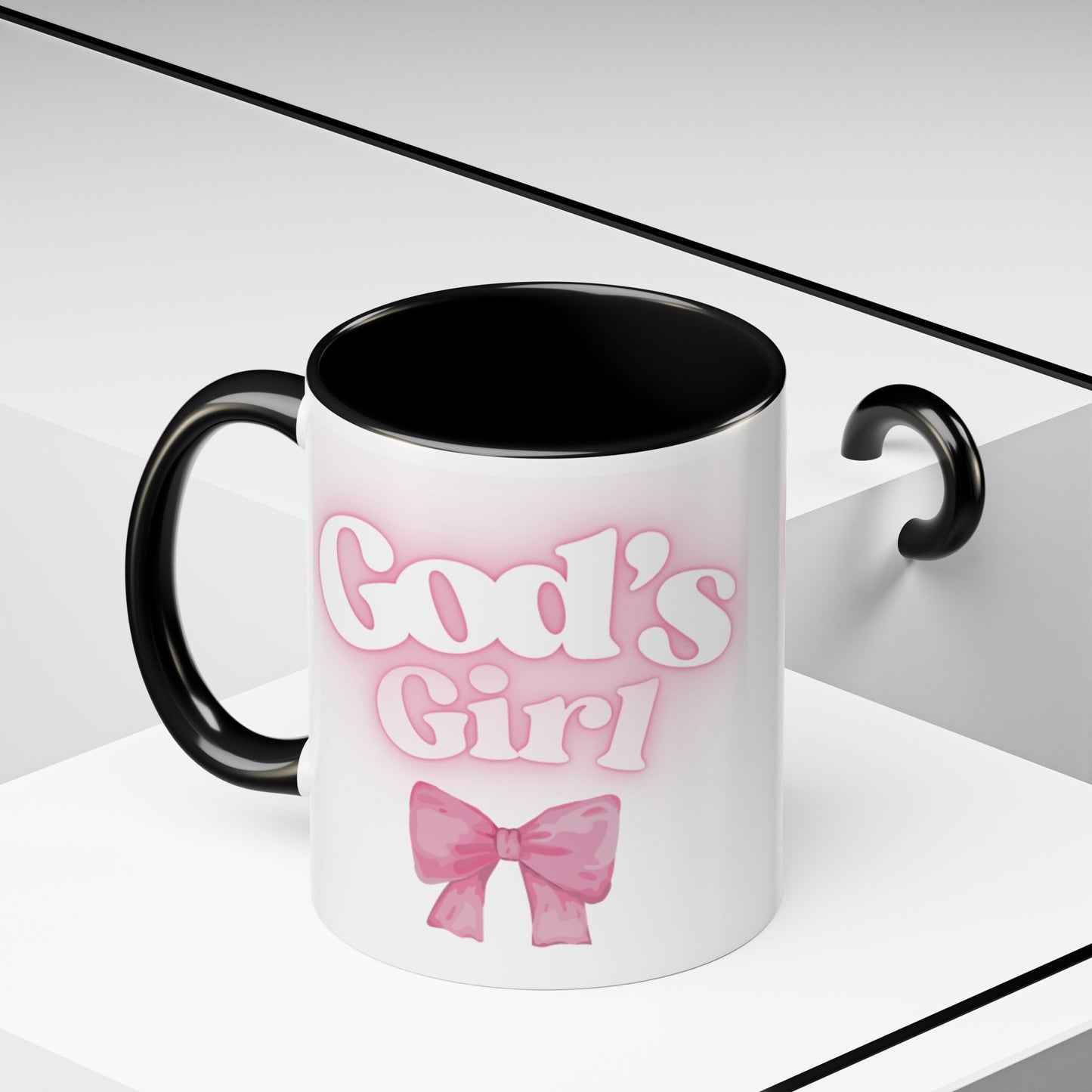 God's Girl Accent Coffee Mug - Gift for Faith, Christian, Religious Events, Inspirational Decor, Birthday, Friendship, Faith
