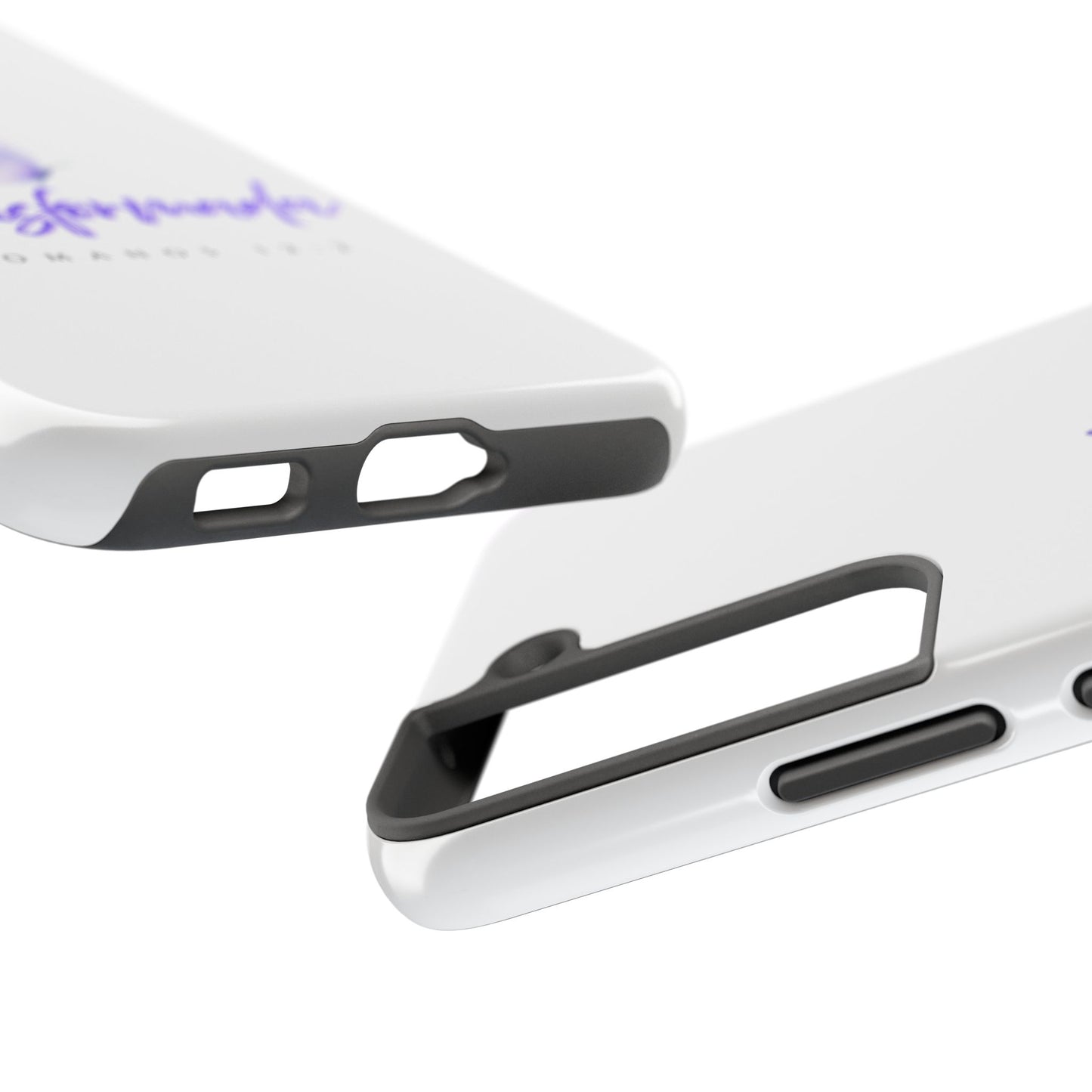 Transformada Phone Case, Inspirational Gift, Scripture Cases, Christian Accessories, Floral Design, Unique Phone Protection