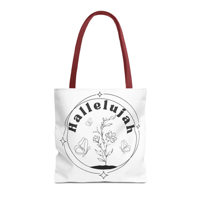 Hallelujah Tote Bag - Stylish All-Over Print for Women's Spiritual Journey
