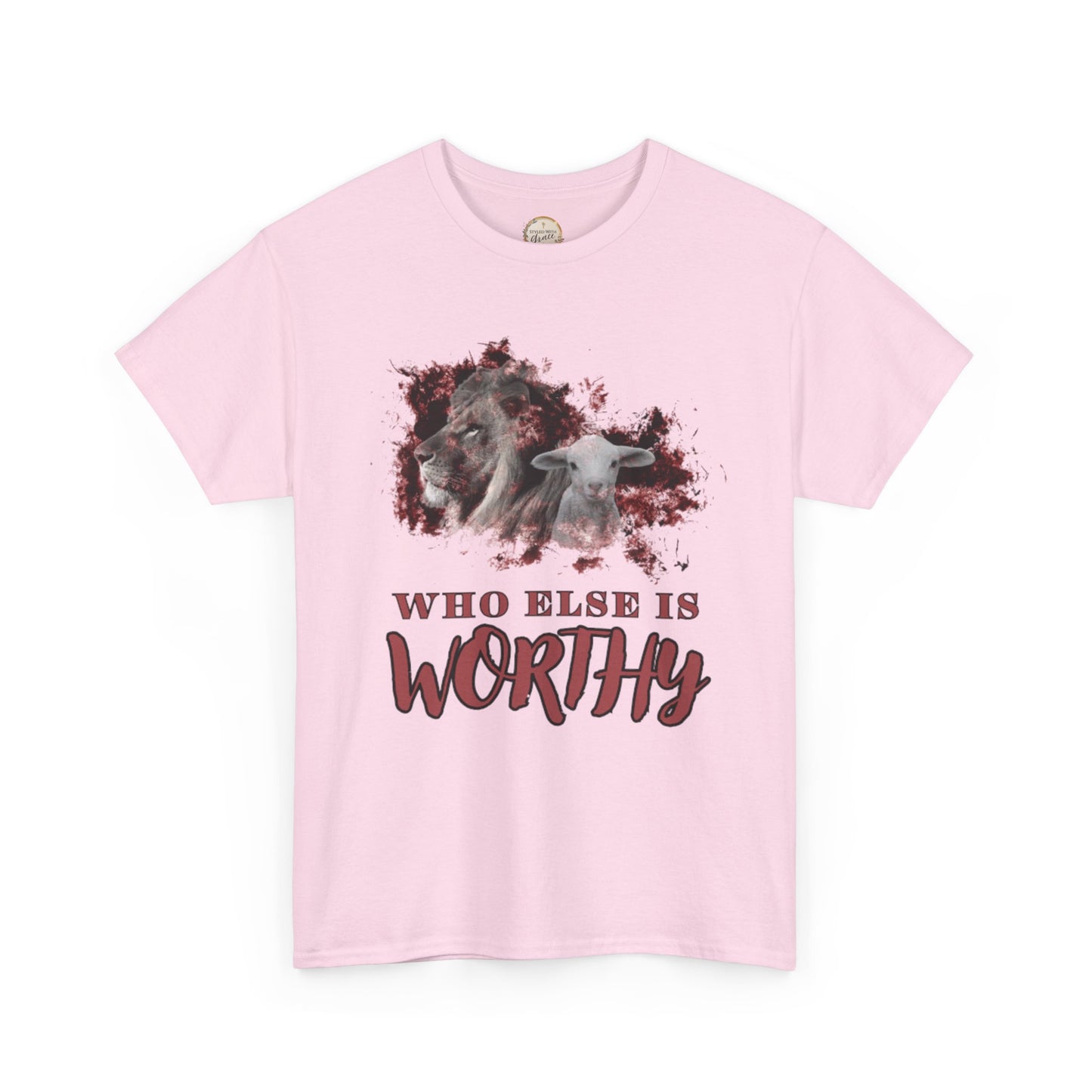 Who Else Is Worthy Tee, Inspirational T-Shirt for Faith, Meaningful Gift, Christian Apparel, Casual Wear, Spiritual Clothing