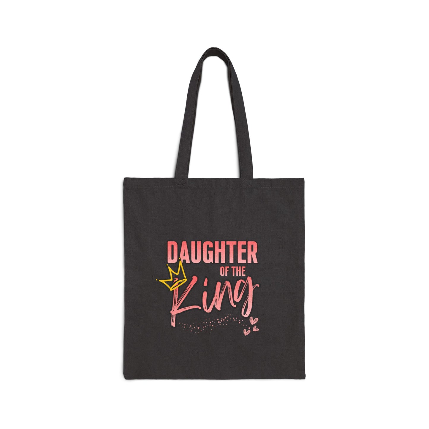 Daughter of the King Canvas Tote Bag – Faith-Based Christian Gift