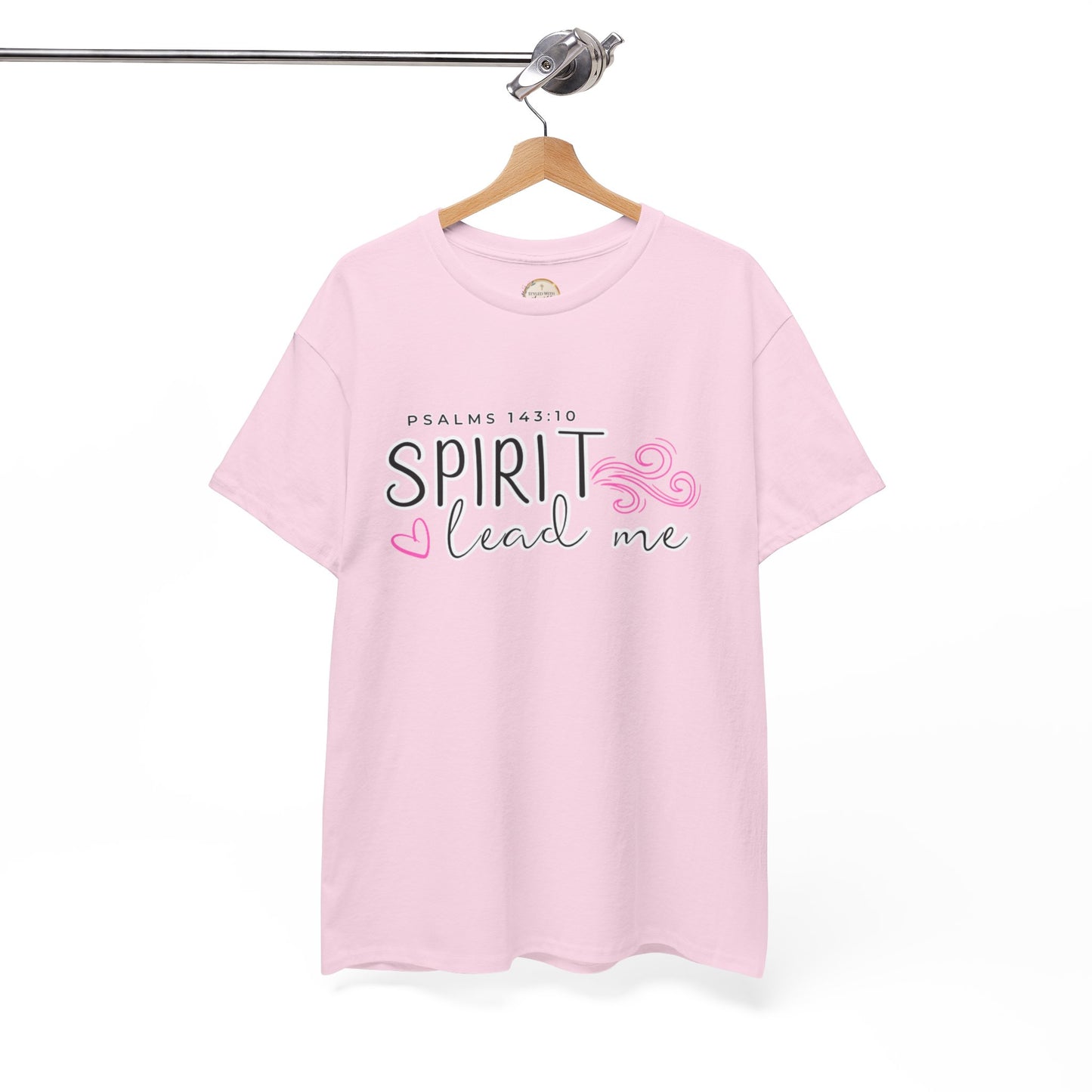 Psalms 143:10 Spirit Lead Me Unisex Heavy Cotton Tee