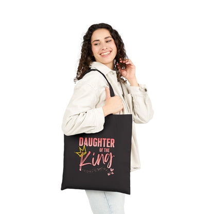 Daughter of the King Canvas Tote Bag – Faith-Based Christian Gift