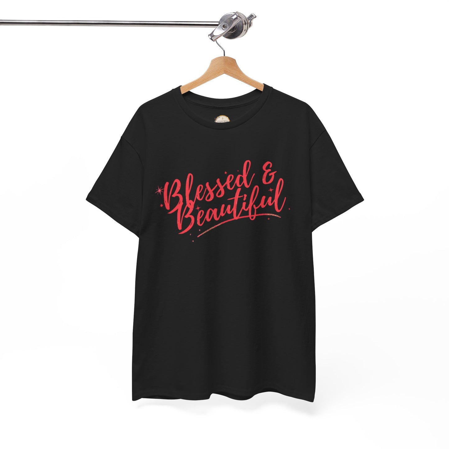 Blessed & Beautiful Unisex Heavy Cotton Tee - Inspirational Casual Wear