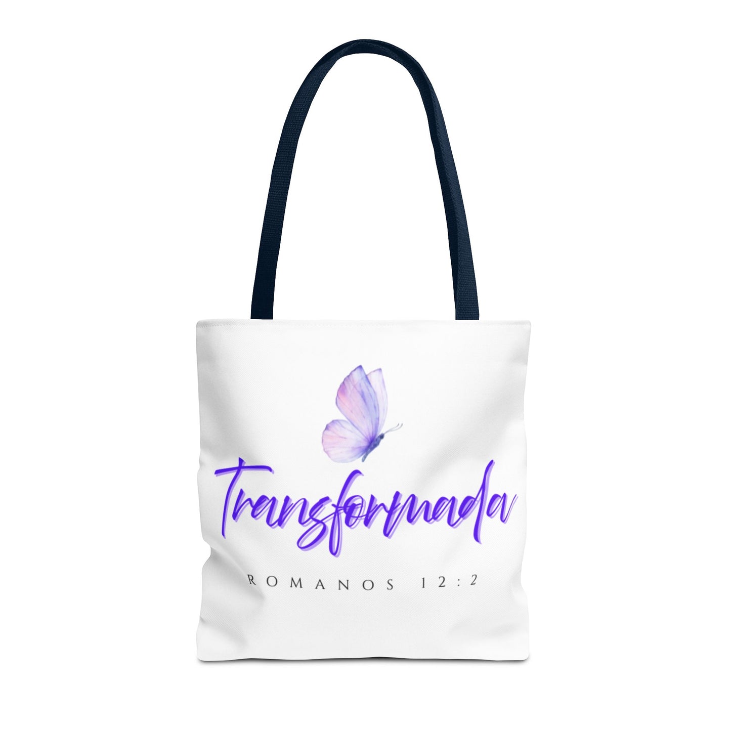 Transformada Tote Bag, Motivational Gift, Eco-Friendly Shopper, Women's Fashion, Bible Verse Accessory