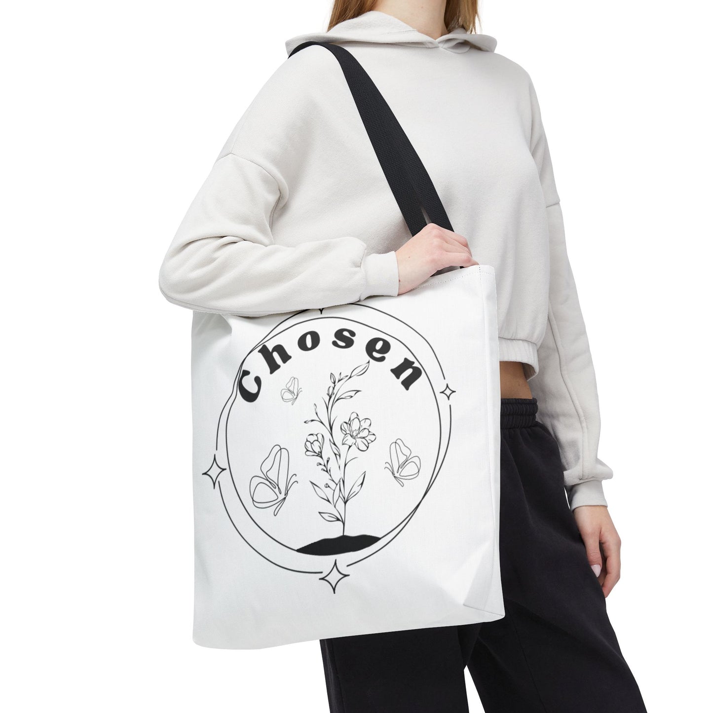 Chosen Floral Tote Bag – Empowerment + Style