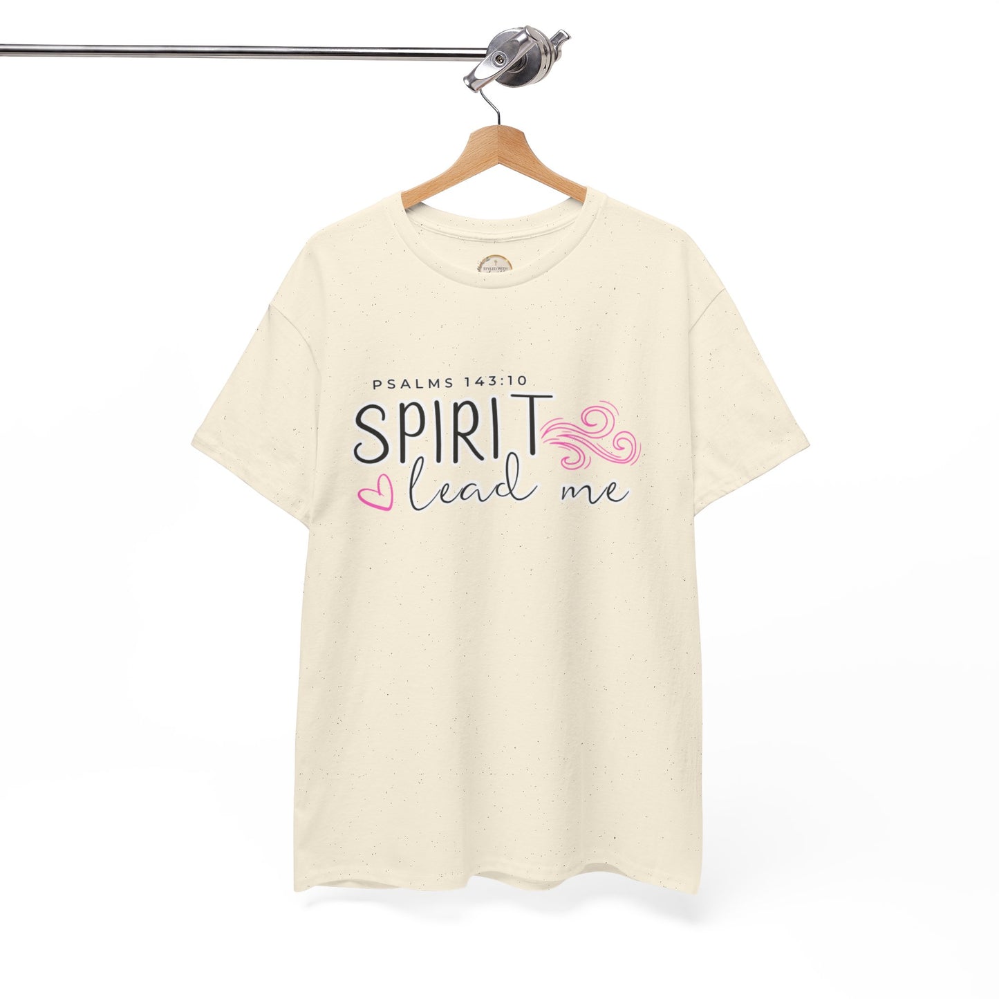 Psalms 143:10 Spirit Lead Me Unisex Heavy Cotton Tee