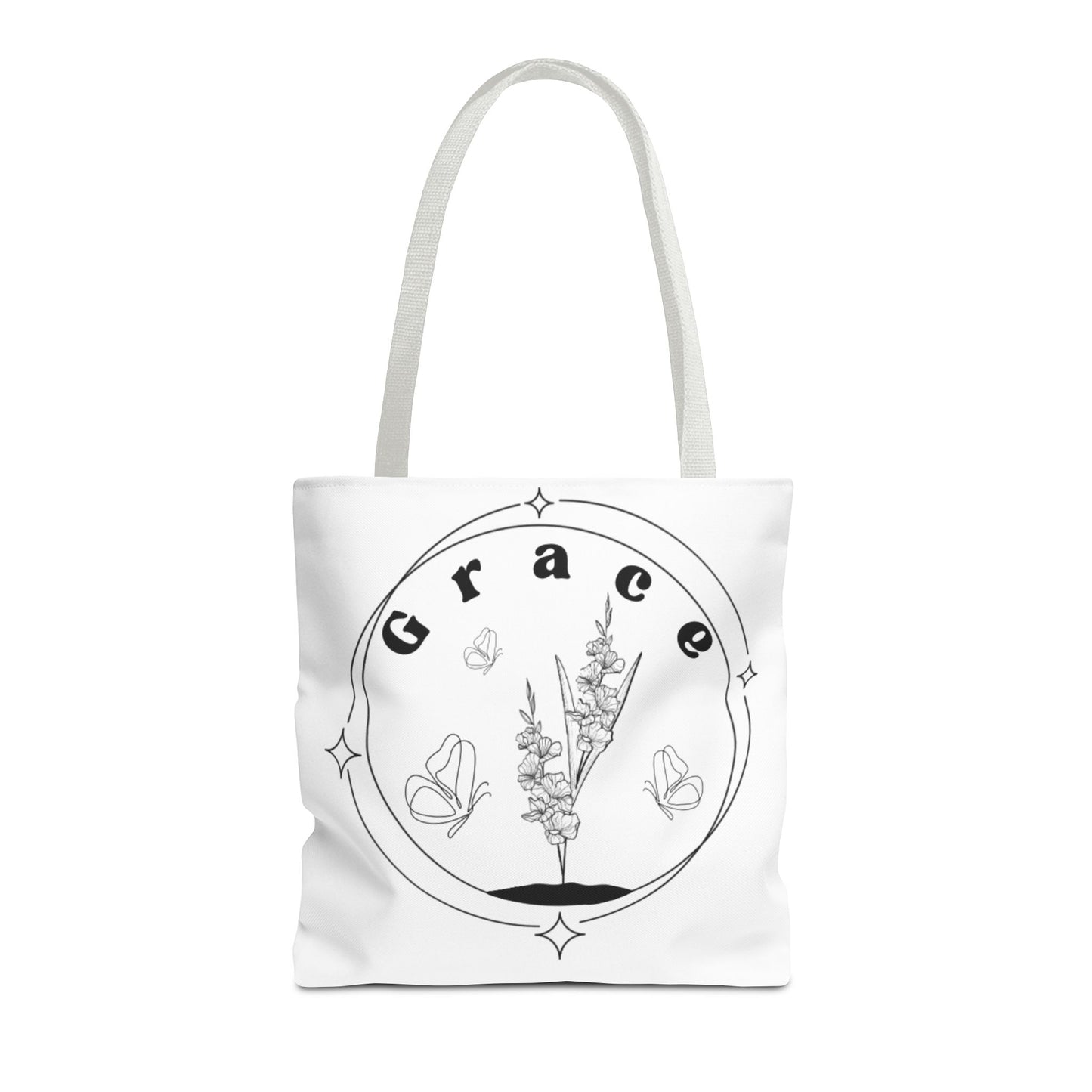 Grace Tote Bag - Stylish All-Over Print for Women's Spiritual Journey