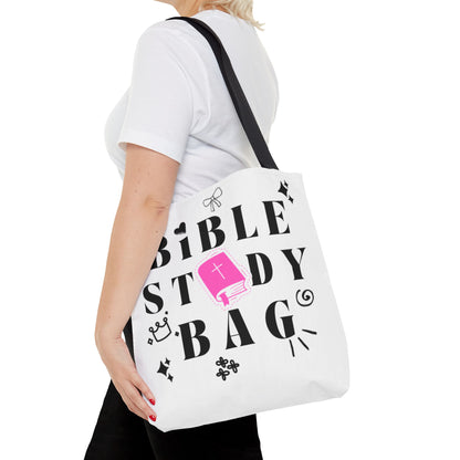 Bible Study Tote Bag - Stylish All-Over Print for Women's Spiritual Journey