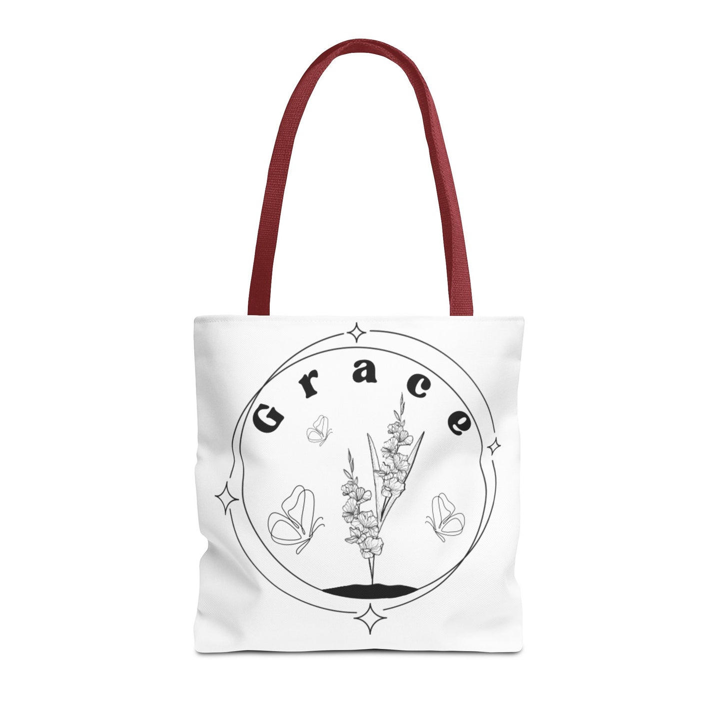 Grace Tote Bag - Stylish All-Over Print for Women's Spiritual Journey