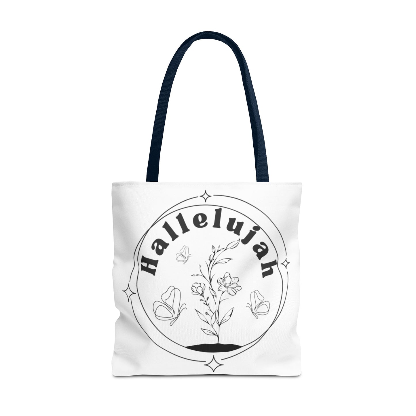 Hallelujah Tote Bag - Stylish All-Over Print for Women's Spiritual Journey
