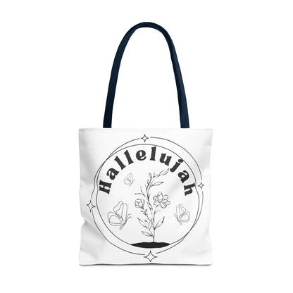 Hallelujah Tote Bag - Stylish All-Over Print for Women's Spiritual Journey