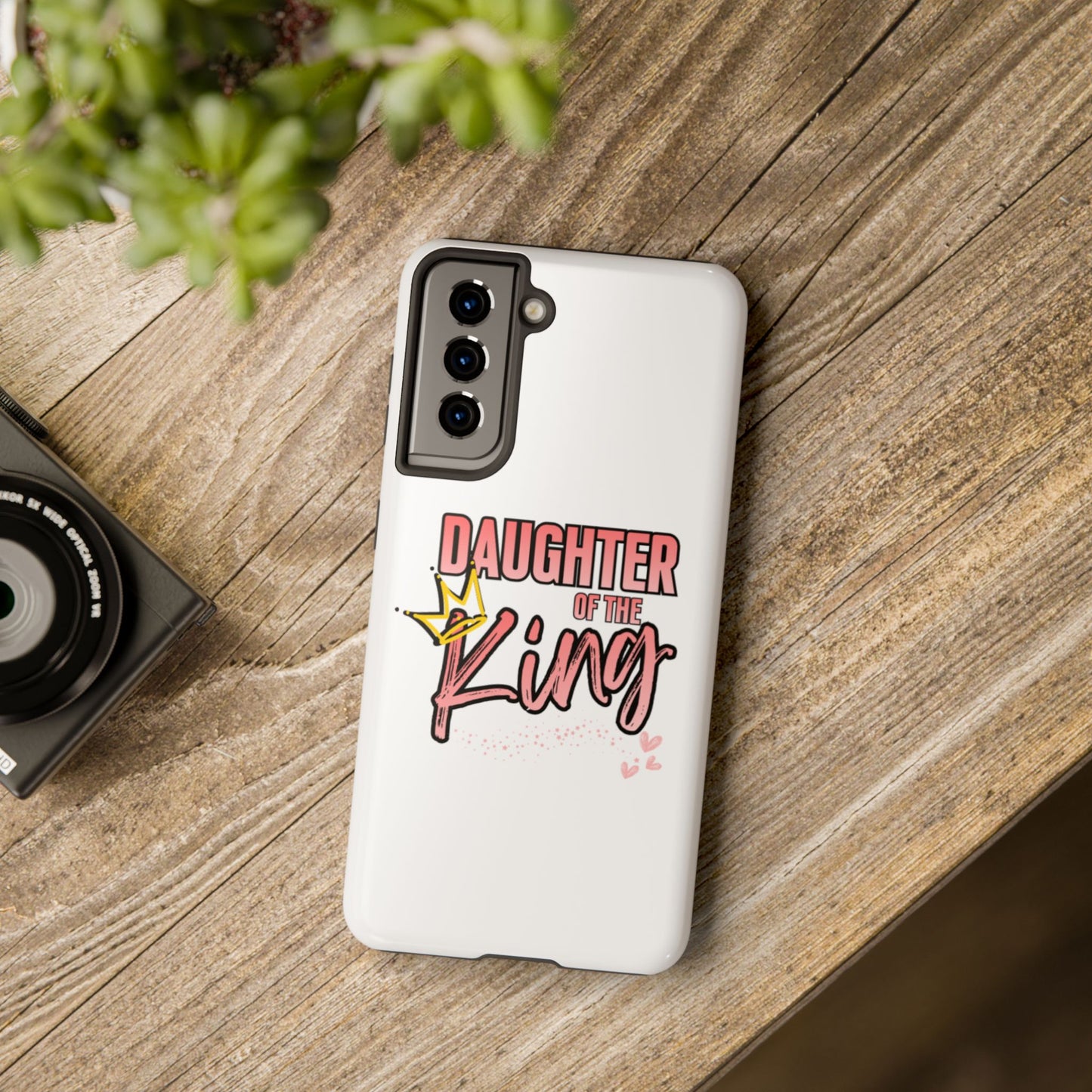 Daughter of the King Tough Phone Case — Christian Faith Protection iPhone Cover