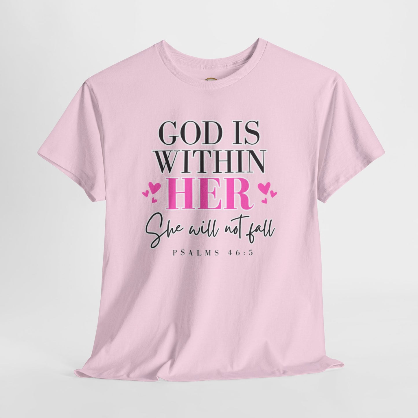 God Is Within Her Unisex Heavy Cotton Tee