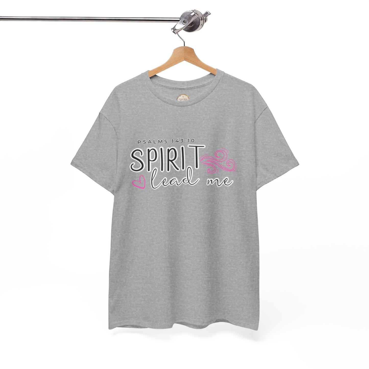 Psalms 143:10 Spirit Lead Me Unisex Heavy Cotton Tee