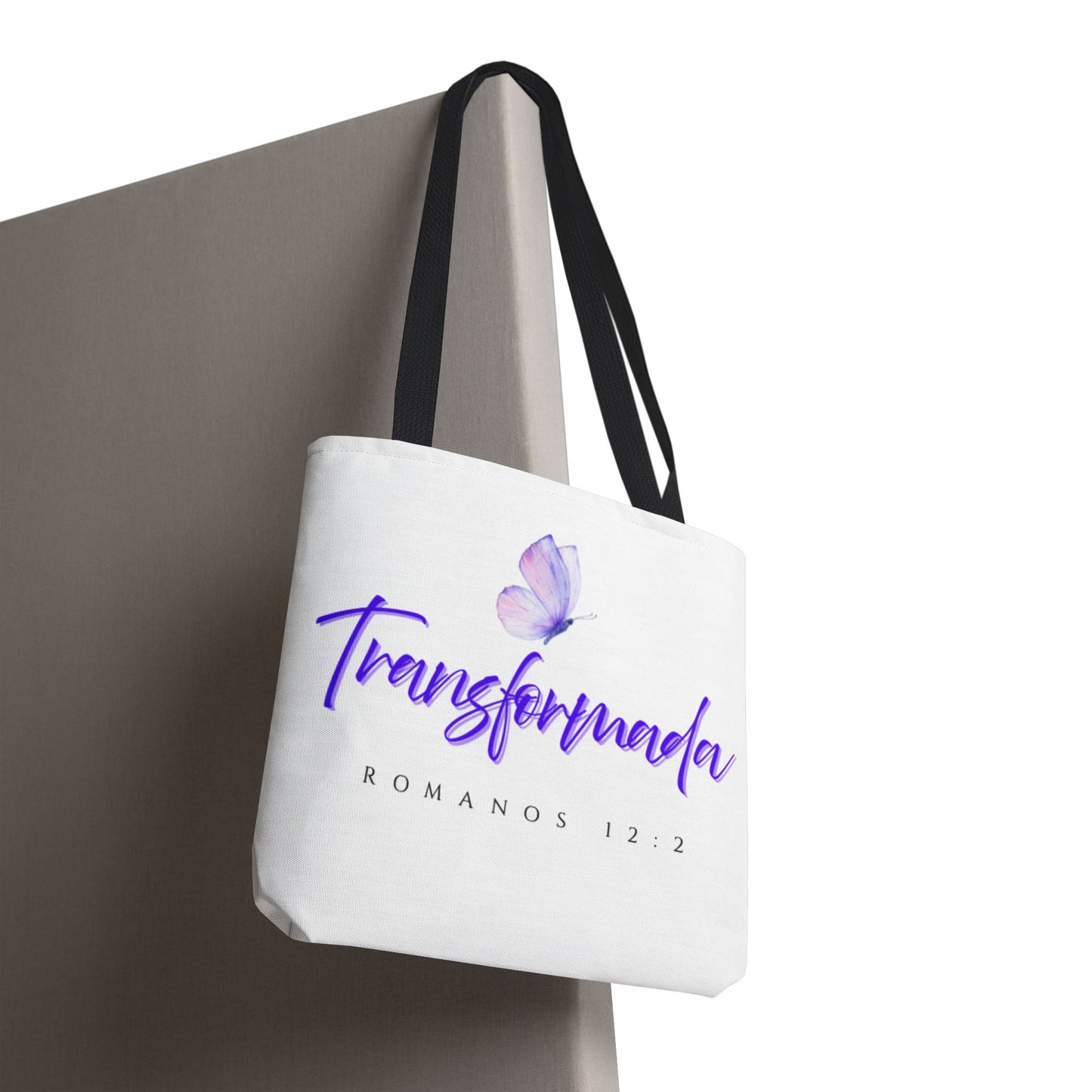 Transformada Tote Bag, Motivational Gift, Eco-Friendly Shopper, Women's Fashion, Bible Verse Accessory
