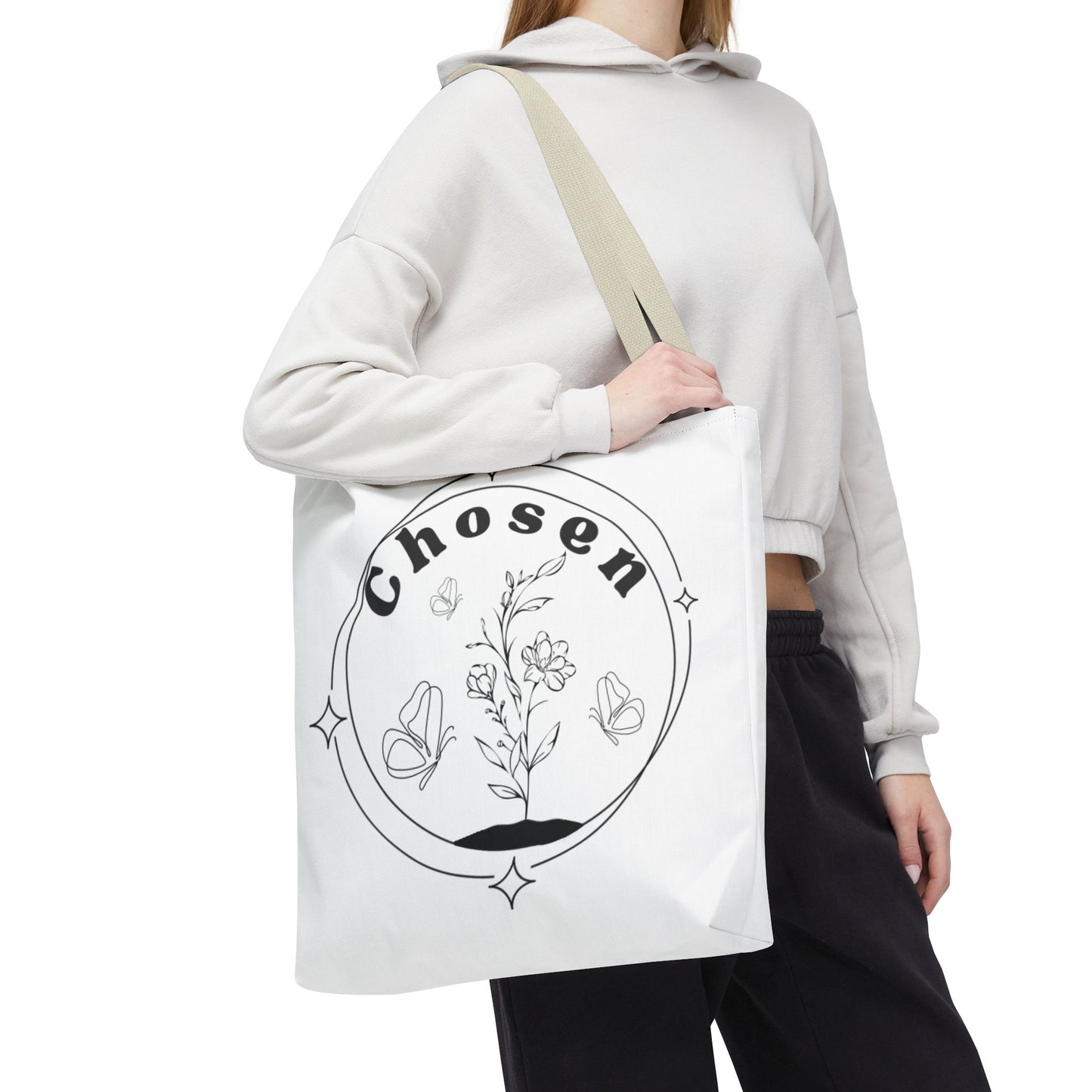 Chosen Floral Tote Bag – Empowerment + Style